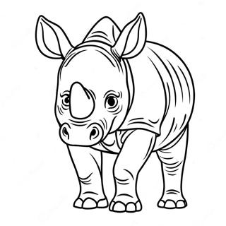 Bojanka Velicanstvenog Africkog Nosoroga 50453 11036