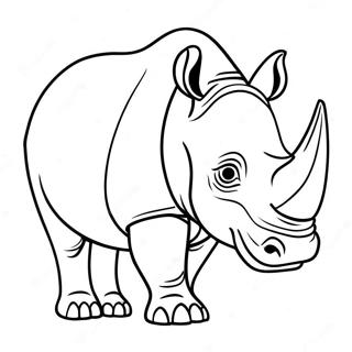 Bojanka Jakog Odraslog Nosoroga 50455 11042