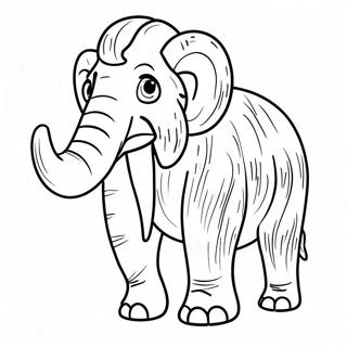 Prijateljski Vunasti Mamut Bojanka 50916-11142