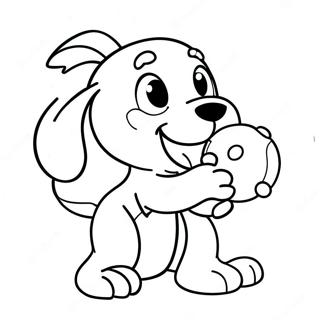 Simpaticni Pluton Kako Se Igra Sa Lopticom Bojanka 52754-11539