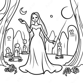 Mrtva Nevesta U Mesecini Na Groblju Bojanka 52940-11577