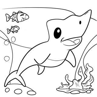 Crtana Ajkula Cekic U Boji 53214 11636