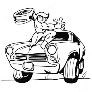 Snazni Superheroj Podize Auto Za Bojanje 5369 952