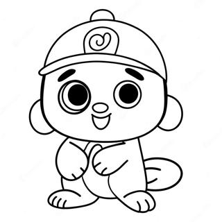 Pororo Sa Omiljenim Sesirom Na Bojanci 56378-12343