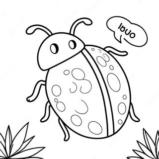 Slatka Bubamara Stranica Za Bojanje 56742 12422