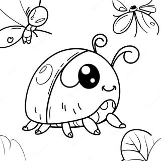 Slatka Bubamara Stranica Za Bojanje 56742 12423