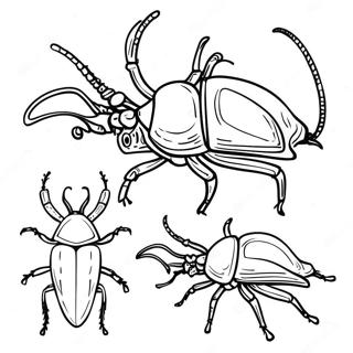 Majestic Horned Beetle Bojanka 56743-12427