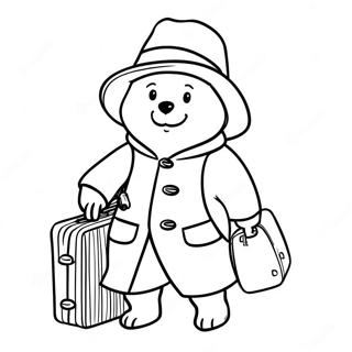 Medved Paddington Kako Drzi Kofer Bojanka 57016 12477