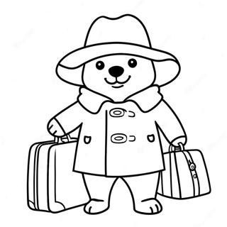 Medved Paddington Kako Drzi Kofer Bojanka 57016 12480