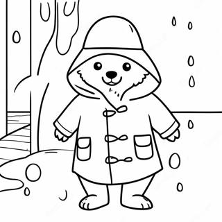 Medved Paddington U Kisnom Kaputu Bojanka 57017-12482