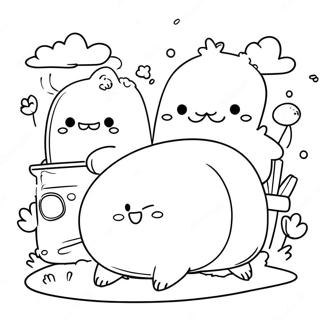 Avanturisticki Sumikko Gurashi Prijatelji Бојанке