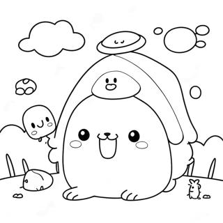 Avanturisticki Sumikko Gurashi Prijatelji Бојанке