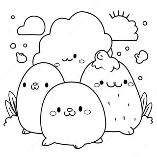 Avanturisticki Sumikko Gurashi Prijatelji Бојанке