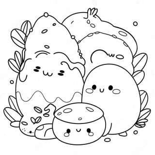 Razigrane Sumikko Gurashi Zivotinje Бојанке