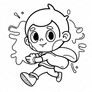 Energicno Dete Se Igra Na Bojisnoj Stranici 58026 12701