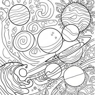 Detaljni Planeti Suncevog Sistema Za Bojanje 5813-2367