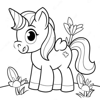 Slatki Pony Sa Cvecem Bojanka 59297 12995