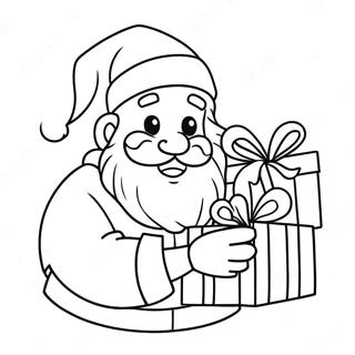 Veseli Deda Mraz Sa Poklonima Bojanka 59857-13122