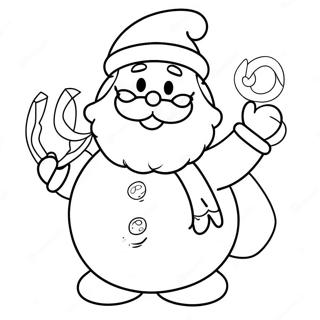 Deda Mraz Sa Sneska Belica Bojanka 59858 13128