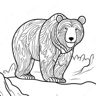 Impozantni Grizli Medved Bojanka 59956-13144