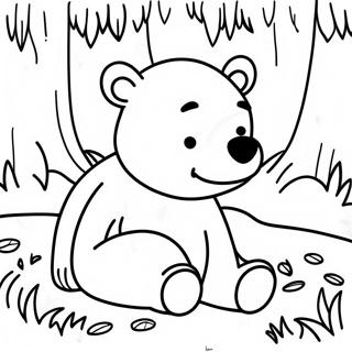 Spavajuci Medved U Sumi Bojanka 59957-13147