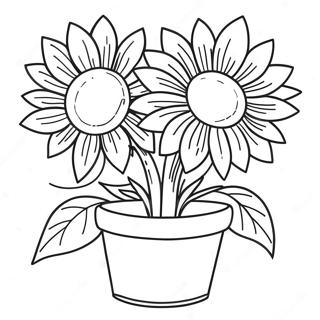 Bojanka Sa Suncokretom U Saksiji 60141 13181