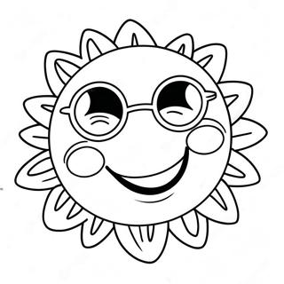 Smeskajuci Se Sunce Sa Naocarima Bojanka 60951-13374