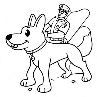 Policijski Pas U Akciji Bojanka 61045-13397