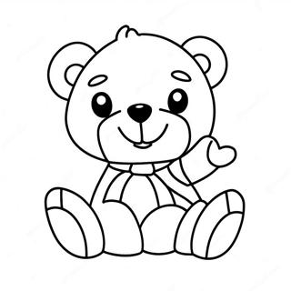 Razigrani Medvedic Volim Te Bojanka 61318 13480