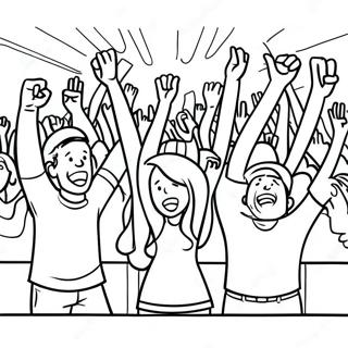 Bojanka Uzbudenih Navijaca Na Utakmici 6177 2142