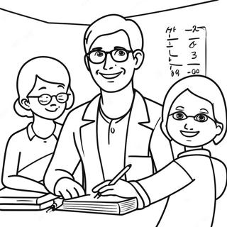 Prijateljski Ucitelj Sa Ucenicima Bojanka 62056 13672