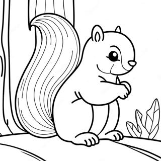 Pufnasta Veverica Sa Bujnim Repom Bojanka 62508-13797