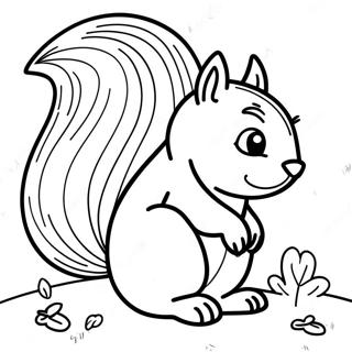 Pufnasta Veverica Sa Bujnim Repom Bojanka 62508-13800