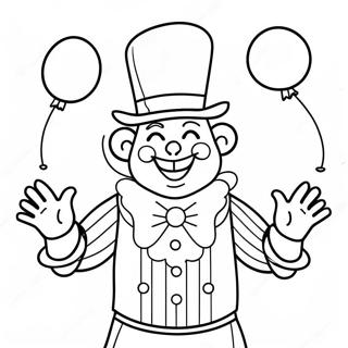 Srecna Luta Koja Zonglira Bojama Bojanka 62607-13814