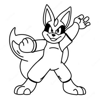 Lucario U Borbenoj Poziciji Bojanka 62789-13866