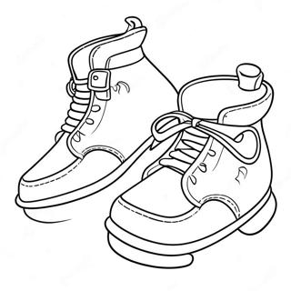 Cipele Sa Smesnim Crtanim Likovima Bojanka 6378-339