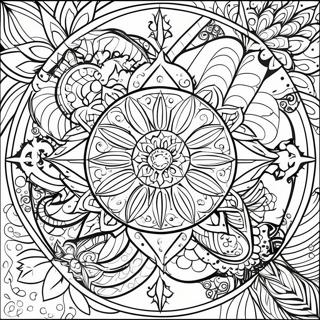 Kreativne Geometrijske Mandale Za Bojanje 65077 13424
