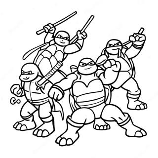 Ninja Turtles Бојанке