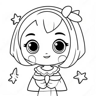 Kawaii Devojka Iz Animea Sa Velikim Ocima Bojanka 65909 14414