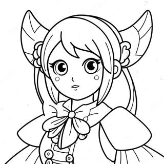 Devojka Iz Animea U Fantazijskom Kostimu Bojanka 65910-14417