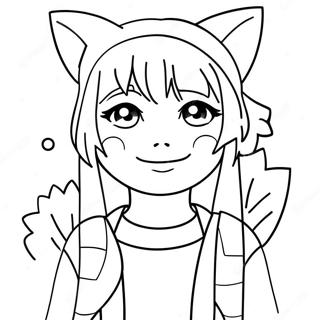 Devojka Iz Animea Sa Macijim Usima Bojanka 65911-14422