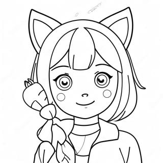 Devojka Iz Animea Sa Macijim Usima Bojanka 65911-14424