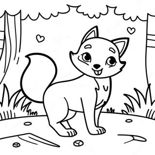 Razigrana Lisica U Sumi Bojanka 6740 884