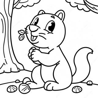 Bojanka Srecna Veverica Sakuplja Zireve 6926 401