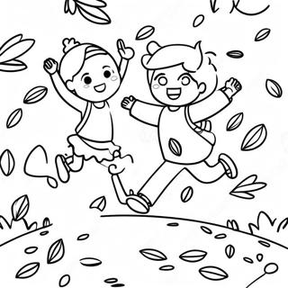 Bojanka Igrajna Deca Skacu U Listovima 6928 567