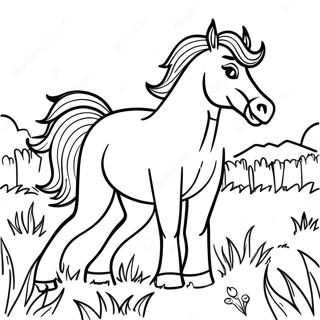 Bojanka Sa Impozantnim Bronkom Na Polju 71034 15560