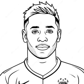 Stranica Za Bojanje Neymar 71880-15746