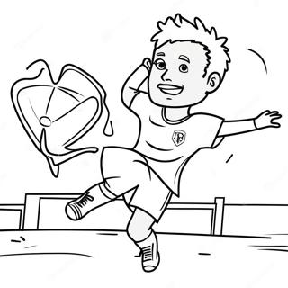 Stranica Za Bojanje Neymar Postize Gol 71882-15754