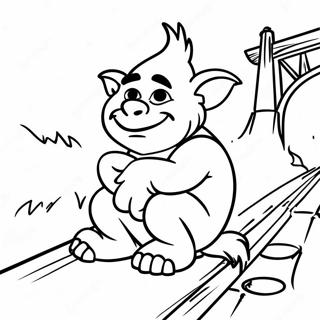 Nervozni Trol Sedi Na Mostu Bojanka 7191-726