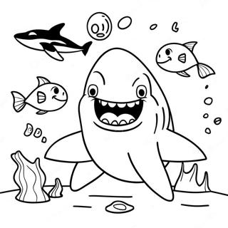 Bojanka Sa Crtanom Verzijom Megalodona Sa Prijateljima 72570 16295